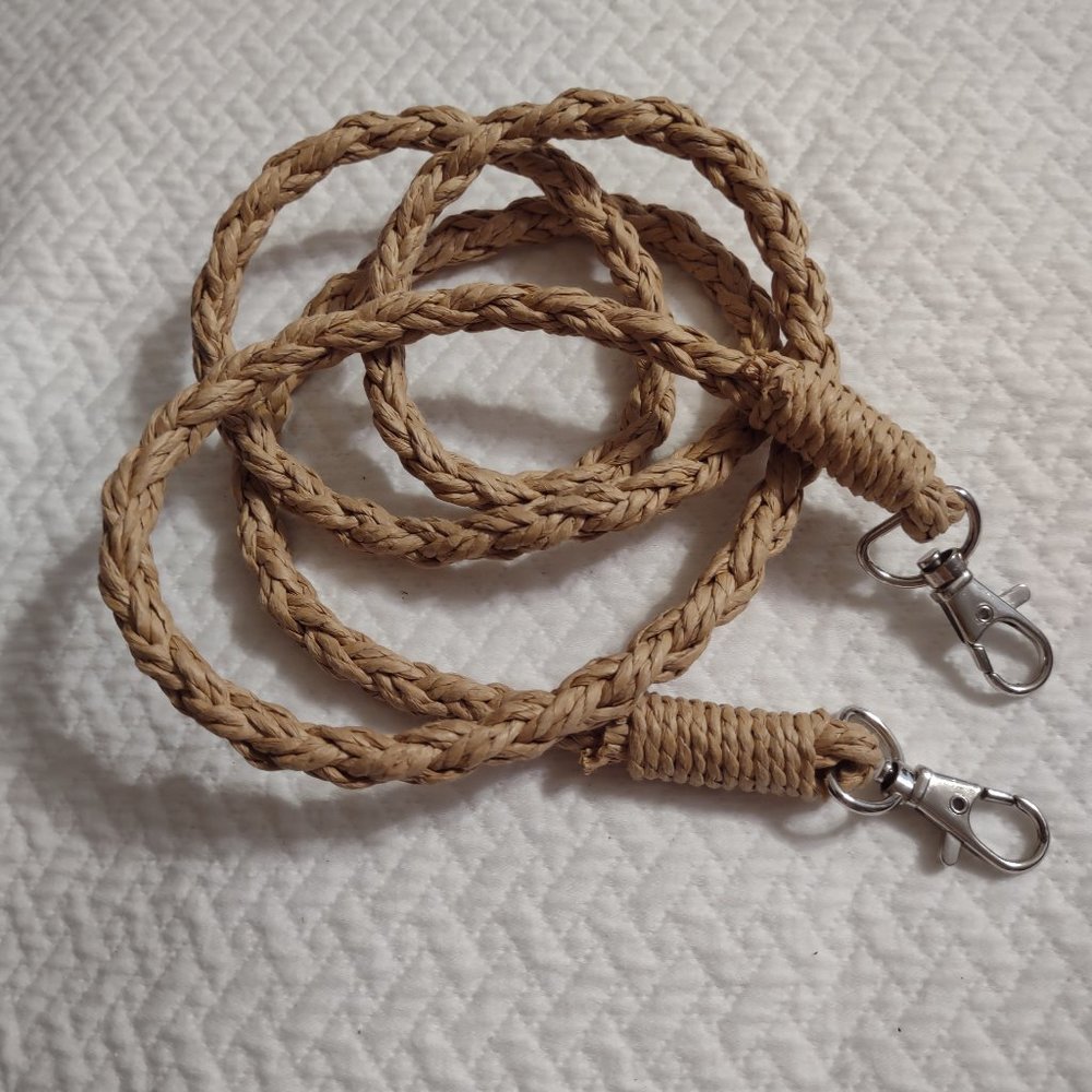 Basket braided replacement purse strap
